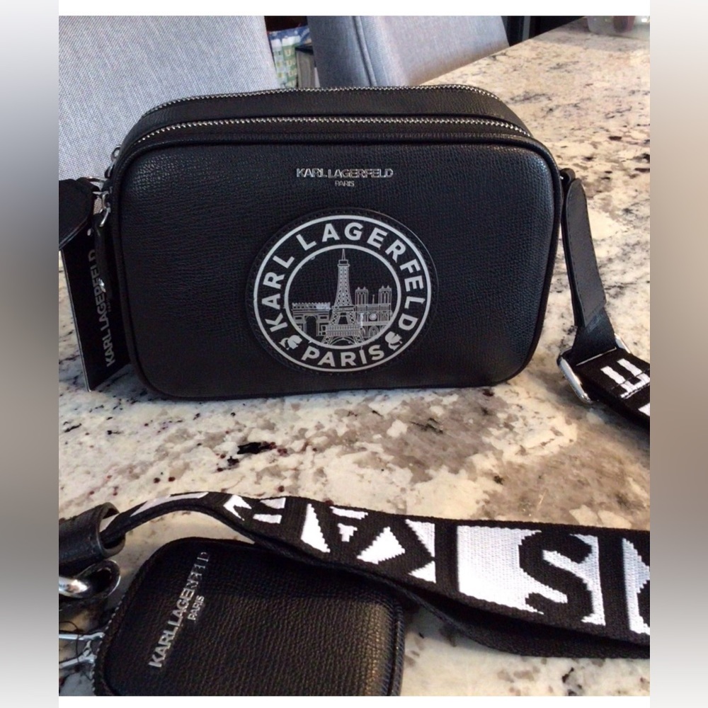 BRAND NEW - Karl Lagerfeld Paris Maybelle Camera Crossbody Bag, Multi Combo ❤️